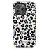 Custom Initials Candy Leopard iPhone Case